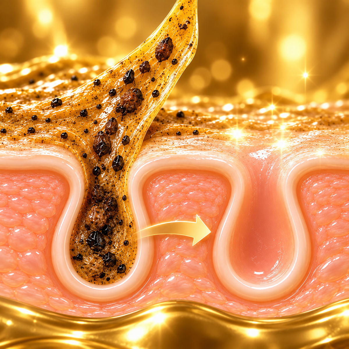Gold | Maska za čišćenje pora